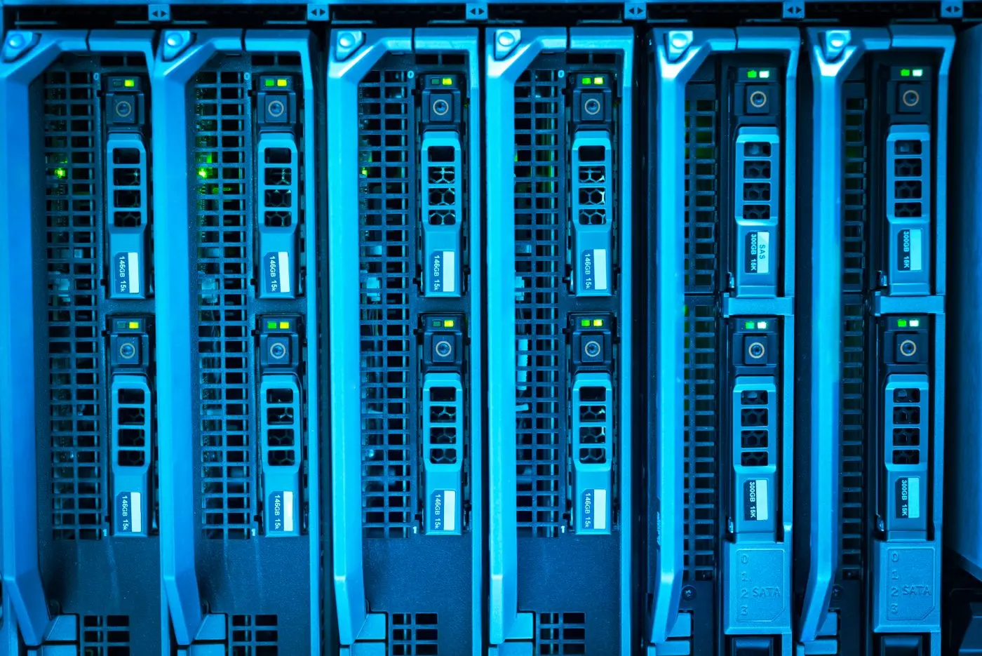 Server hardware in a data centre